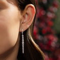 Load image into Gallery viewer, 18 Karat Diamond Graduated Drop Earrings

