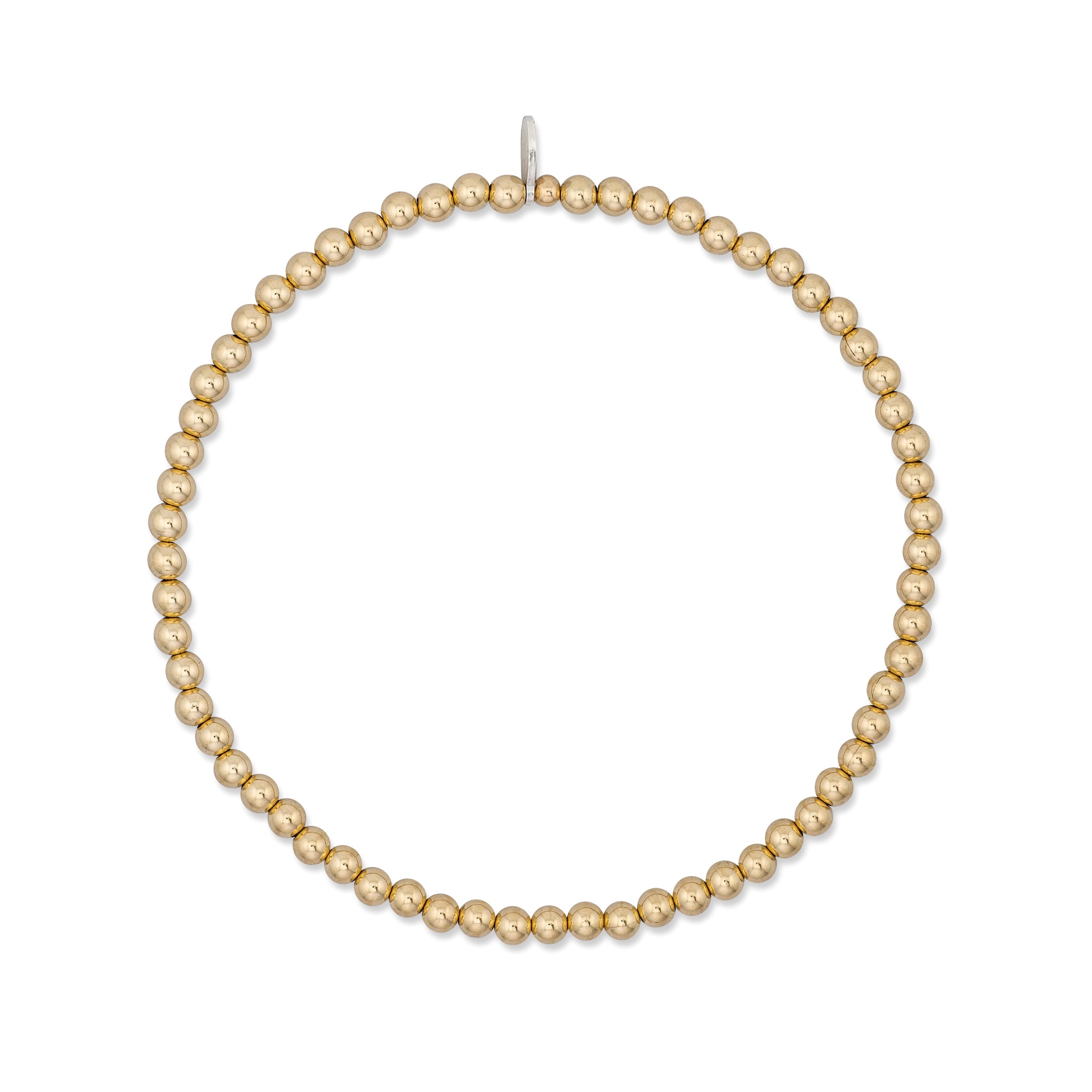 4mm Gold Filled Ball Beaded Anklet