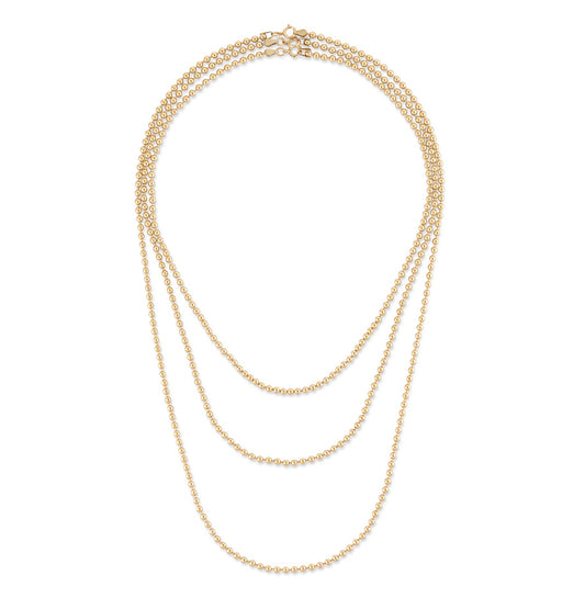 Gold Filled Ball Chain Necklace