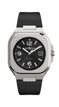 Load image into Gallery viewer, BELL & ROSS BR05-AUTO-STEEL-RUBBER-BLACK-40MM
