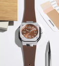 Load image into Gallery viewer, BELL & ROSS BR05-AUTO-STEEL-RUBBER-COPPER BROWN-40MM
