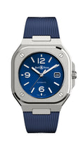 Load image into Gallery viewer, BELL & ROSS BR05-AUTO-STEEL-RUBBER-BLUE-40MM
