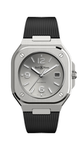 Load image into Gallery viewer, BELL & ROSS BR05-AUTO-STEEL-RUBBER-GREY-40MM
