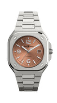 Load image into Gallery viewer, BELL & ROSS BR05-AUTO-STEEL-BRACELET-COPPER BROWN-40MM
