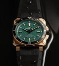 Load image into Gallery viewer, BELL & ROSS BR03-AUTO-GREEN-DIVER-BRONZE-42MM
