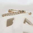 Load image into Gallery viewer, 14 Karat Gold Pave Diamond Circle Tennis Bracelet
