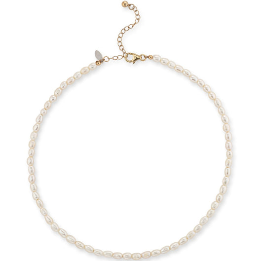 4mm Freshwater Pearl Beaded Adjustable Necklace