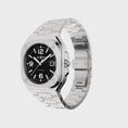 Load and play video in Gallery viewer, BELL & ROSS BR05-AUTO-STEEL-BRACELET-BLACK-40MM
