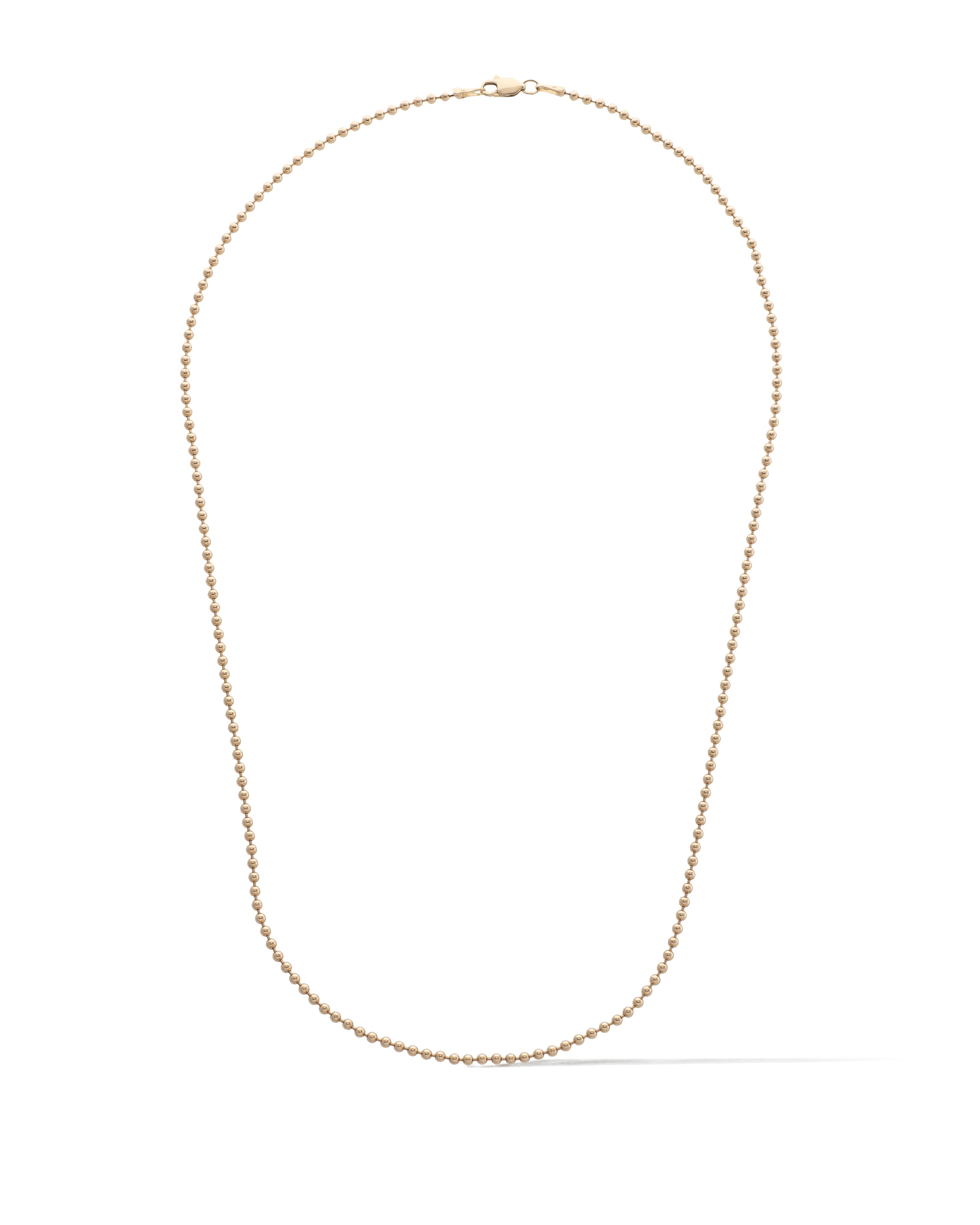 Yellow Gold Filled Itsy Ball Chain Necklace