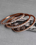 Load image into Gallery viewer, 18 Karat Rose Gold 5.00cts Diamond Hinge Bracelet
