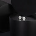 Load image into Gallery viewer, 18 Karat White Gold Floral Stud Earrings 1.00cts
