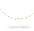 Load image into Gallery viewer, 14 Karat Yellow Gold Aspen Mini Droplet Diamond Necklace

