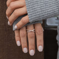 Load image into Gallery viewer, 14 Karat Rose Gold and Diamond Criss Cross Ring
