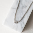 Load image into Gallery viewer, 18 Karat White Gold Mosaic 4.25cts Diamond 16.00" Tennis Necklace
