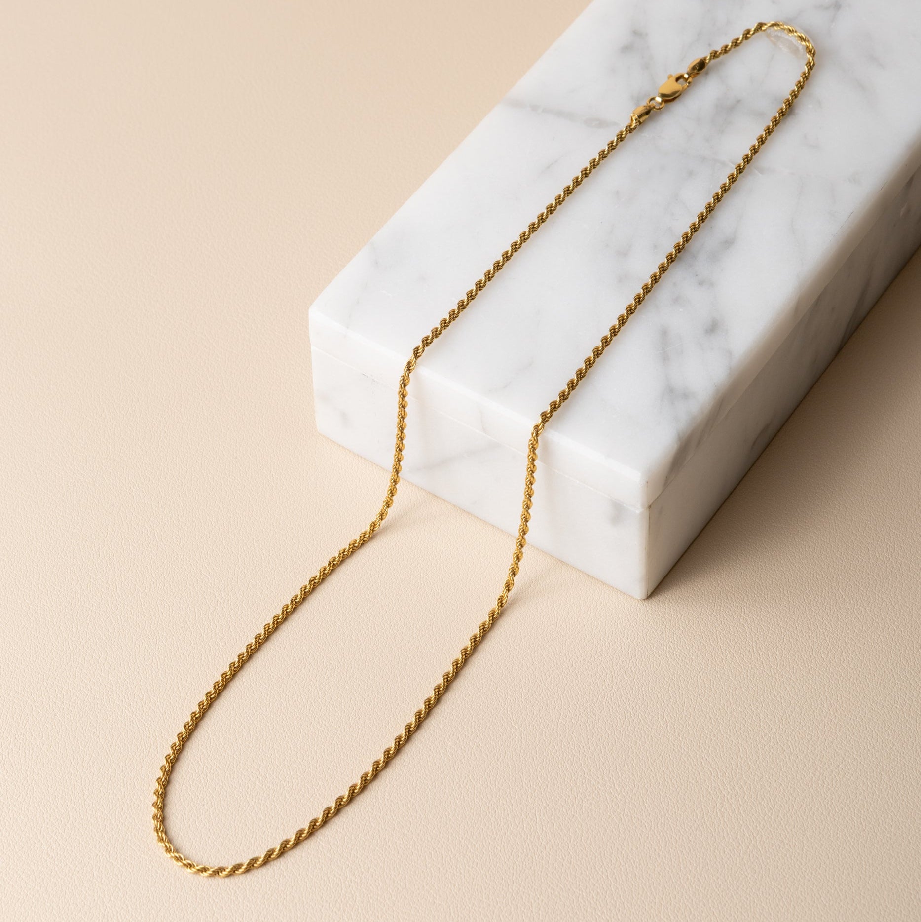 Yellow Gold Filled 2mm Rope Chain