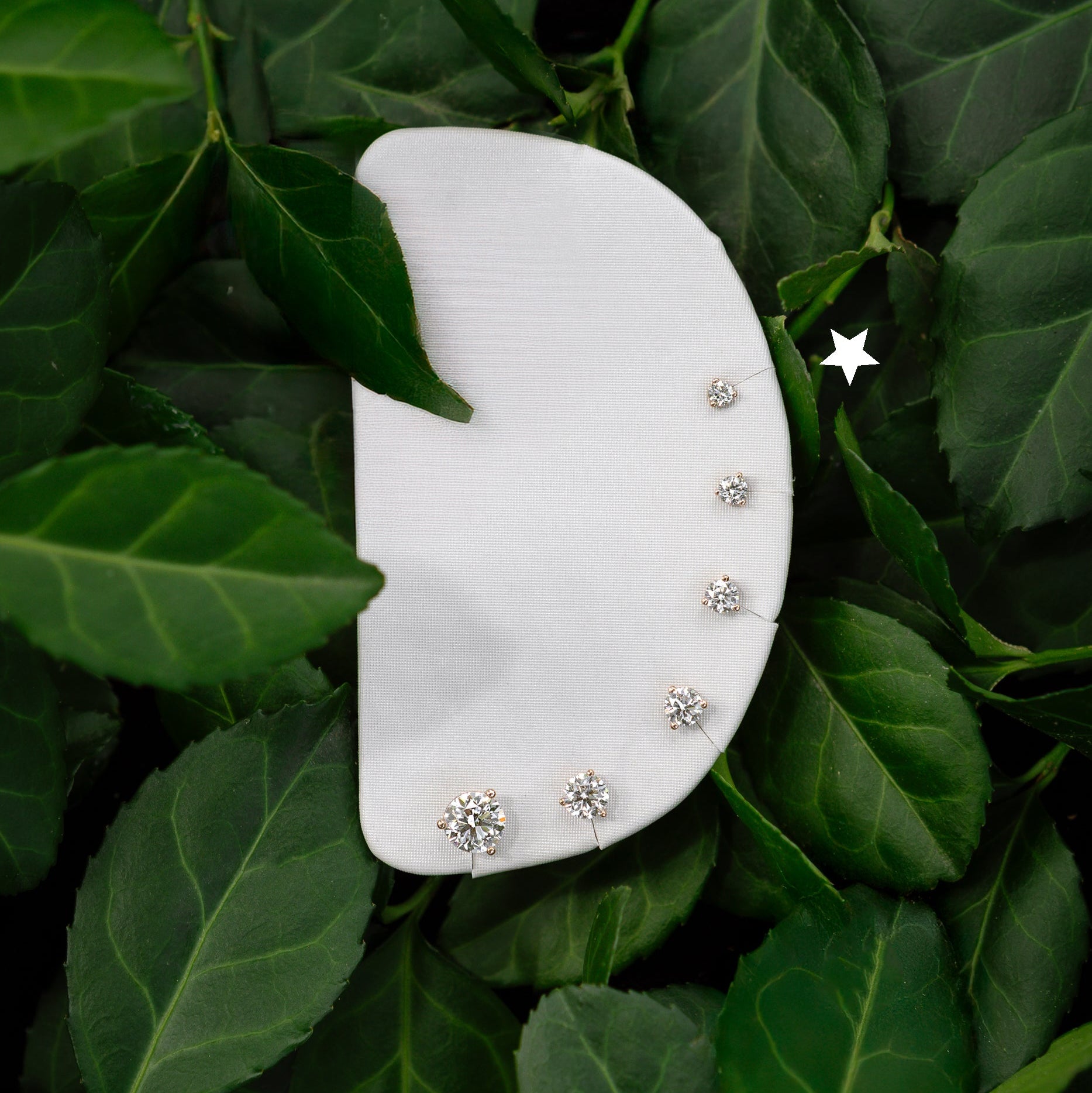 .15ctw 2.5mm Natural Diamond Stud Earrings