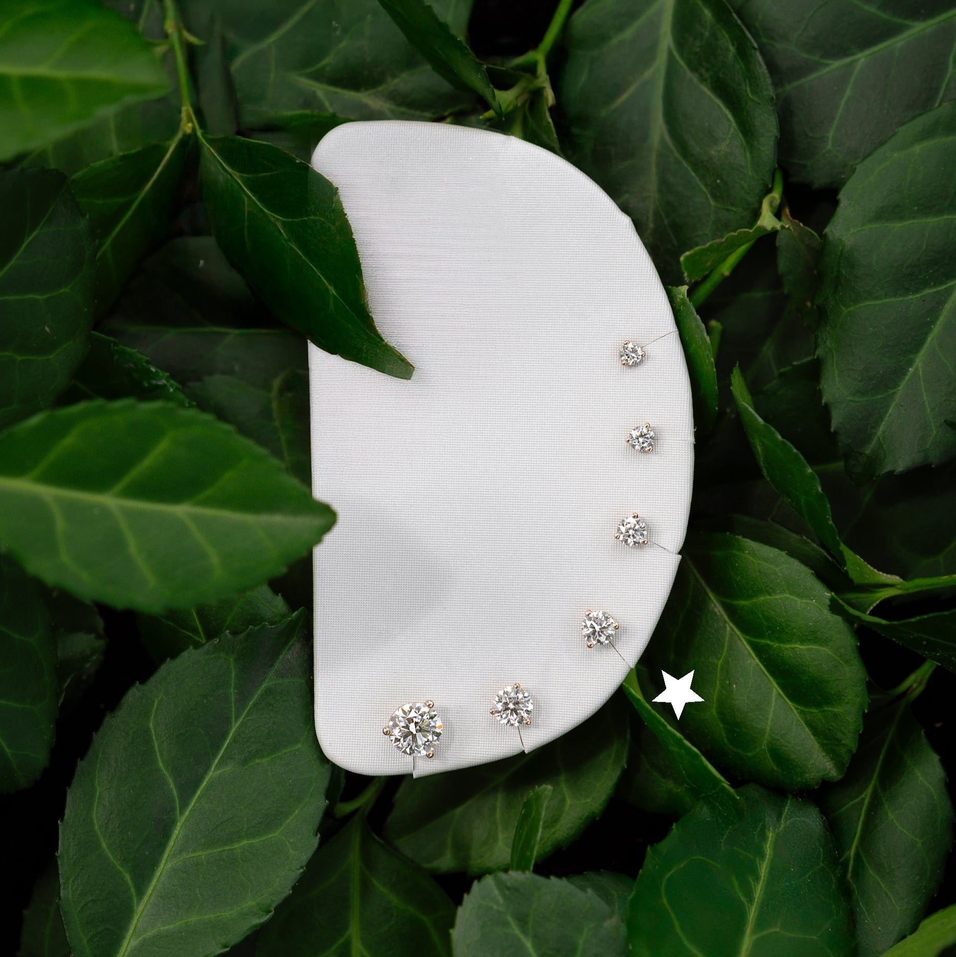 .50ctw 4mm Natural Diamond Stud Earrings