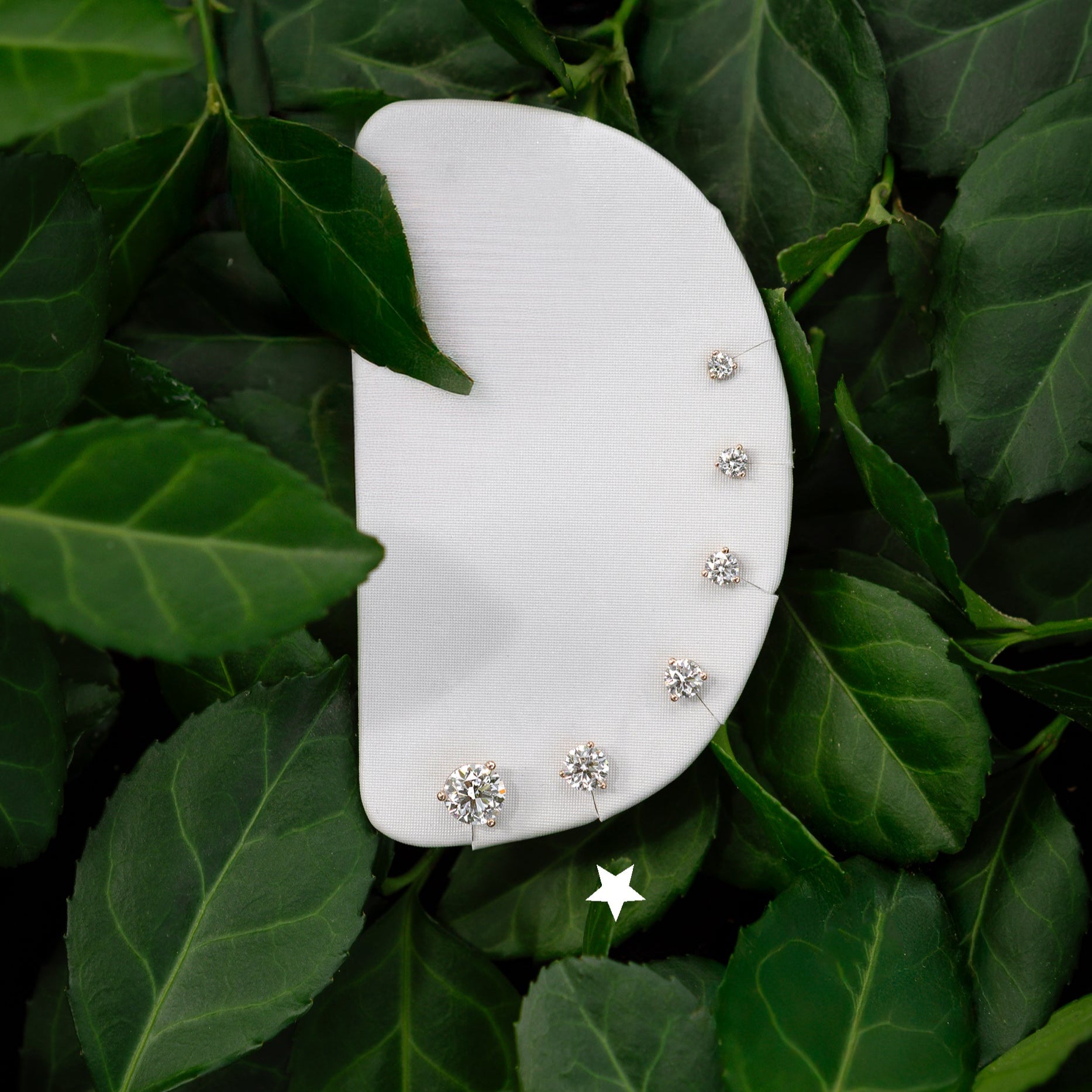 1.00ctw 5mm Natural Diamond Stud Earrings