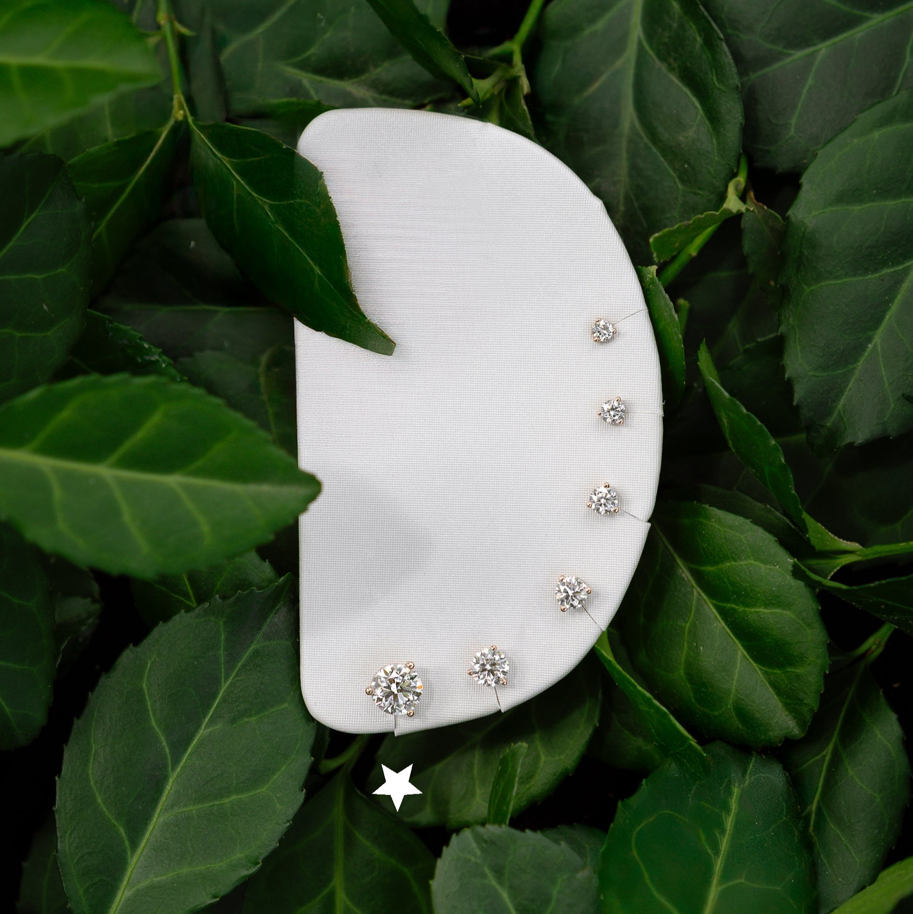 2.00ctw 6mm Natural Diamond Stud Earrings
