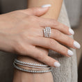 Load image into Gallery viewer, 18 Karat White Gold Diamond Cascading Ring
