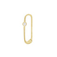 Load image into Gallery viewer, 14 Karat Yellow Gold Large Diamond Paperclip Enhancer
