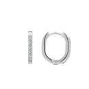Rectangle 12mm Diamond Hoops