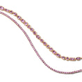 Load image into Gallery viewer, 14 Karat Yellow Gold Multi Shape Pink Sapphire Bracelet
