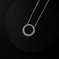Load image into Gallery viewer, 18 Karat White Gold Graduated Diamond Pendant Necklace
