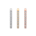 Load image into Gallery viewer, Rectangle 15mm Diamond Hoops
