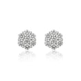 Load image into Gallery viewer, 18 Karat White Gold Floral Stud Earrings 2.50cts
