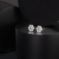 Load image into Gallery viewer, 18 Karat White Gold Floral Stud Earrings 2.50cts
