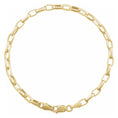 Load image into Gallery viewer, Gold Filled Yellow Puffed Oval Chain Bracelet
