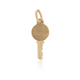 14 Karat Gold Customizable Key Pendant