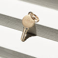 Load image into Gallery viewer, 14 Karat Gold Customizable Key Pendant

