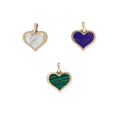 Load image into Gallery viewer, Yellow Gold and Mother of Pearl Heart Charm
