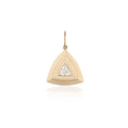 Load image into Gallery viewer, Yellow Gold Diamond Trilliant Triangle Pendant
