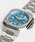 Load image into Gallery viewer, BELL & ROSS BR05-GMT-STEEL-BRACELET-SKY BLUE-41MM
