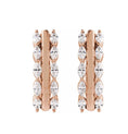 Load image into Gallery viewer, Everyday Marquise Diamond 15mm Hoops
