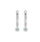 Aspen Air Single Diamond Hinge Hoops