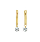 Aspen Air Single Diamond Hinge Hoops