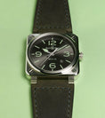 Load image into Gallery viewer, BELL & ROSS BR03-AUTO-GREY-LUM-STEEL-42MM
