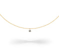 Load image into Gallery viewer, 18 Karat Yellow Gold Aspen Air Single Diamond Necklace
