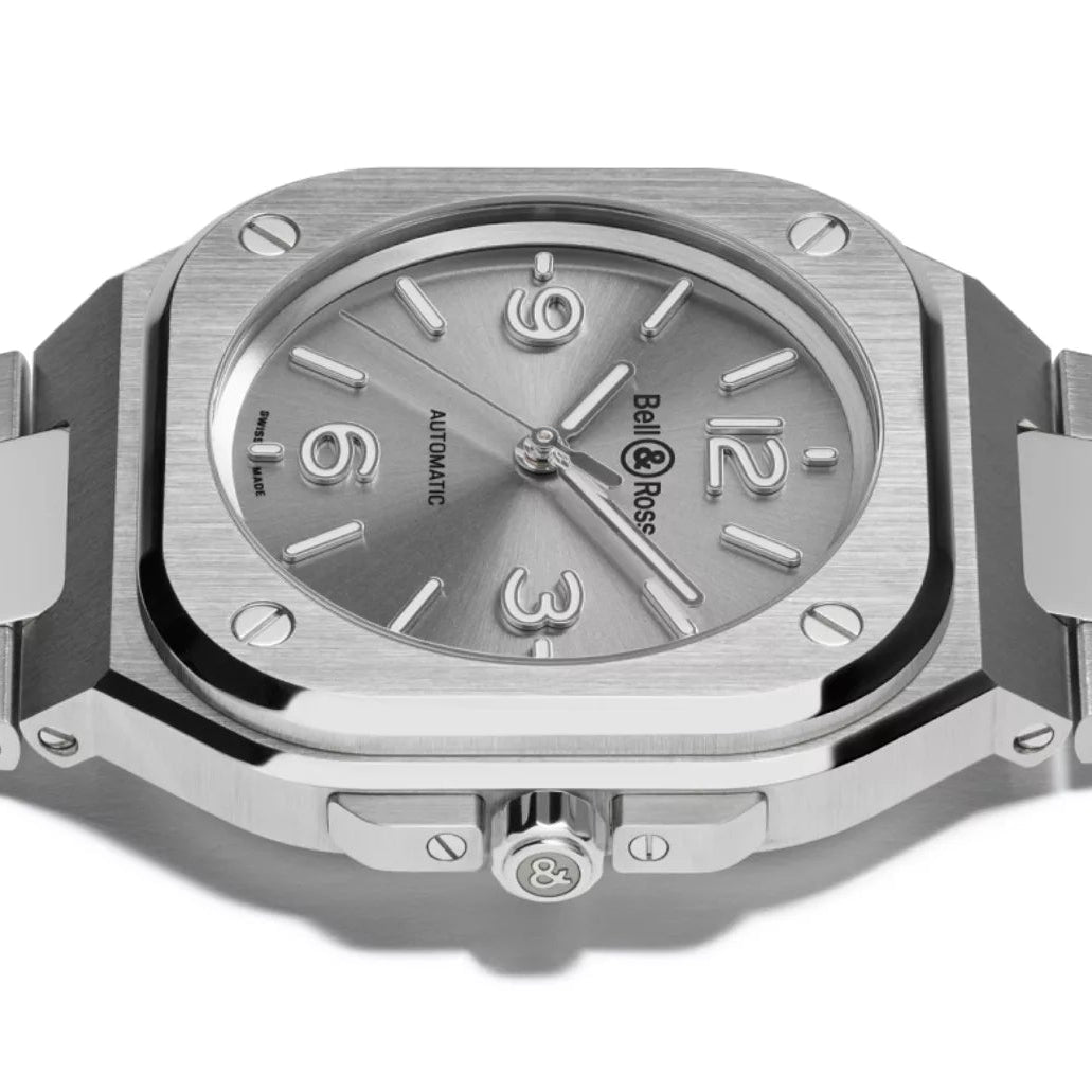 BELL & ROSS BR05-GREY-STEEL-BRACELET-36MM