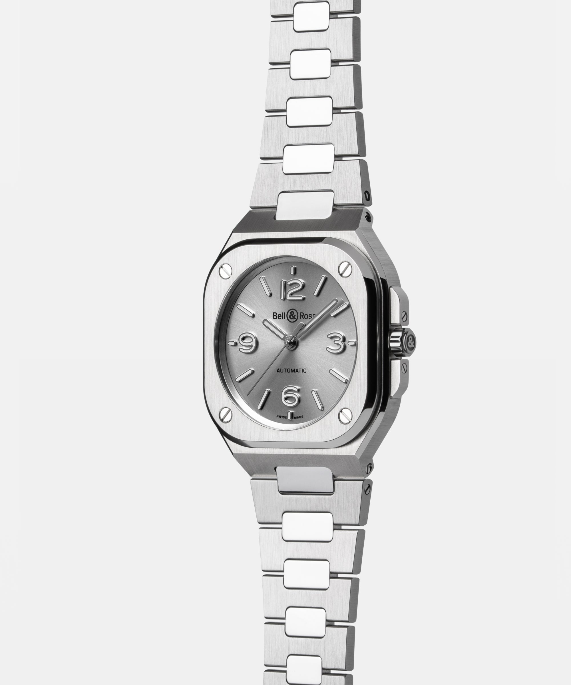 BELL & ROSS BR05-GREY-STEEL-BRACELET-36MM