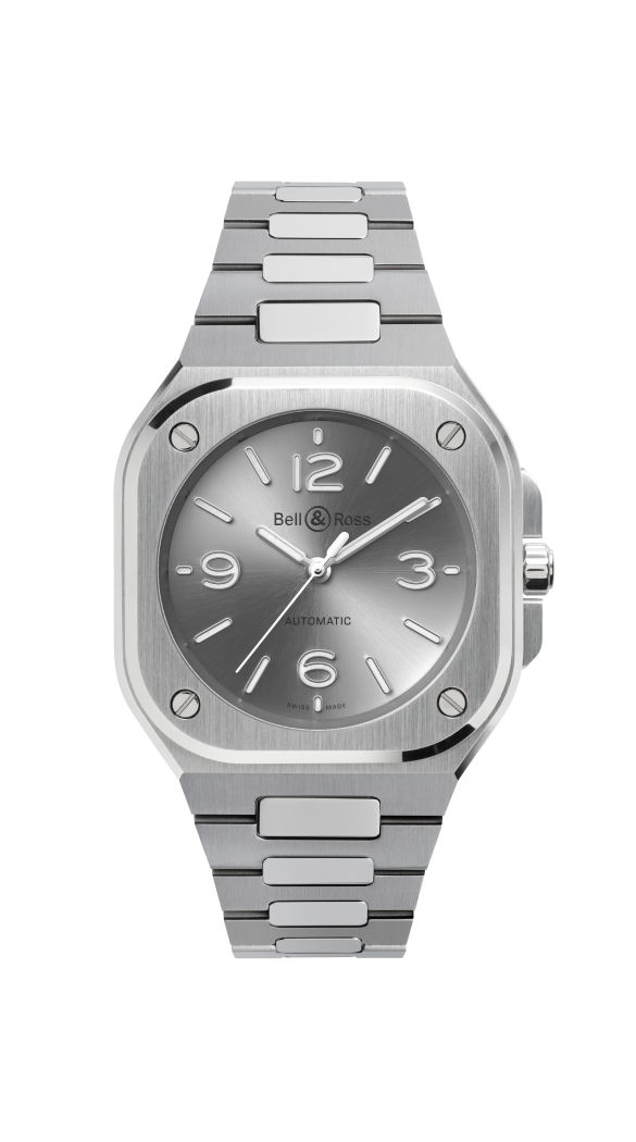 BELL & ROSS BR05-GREY-STEEL-BRACELET-36MM