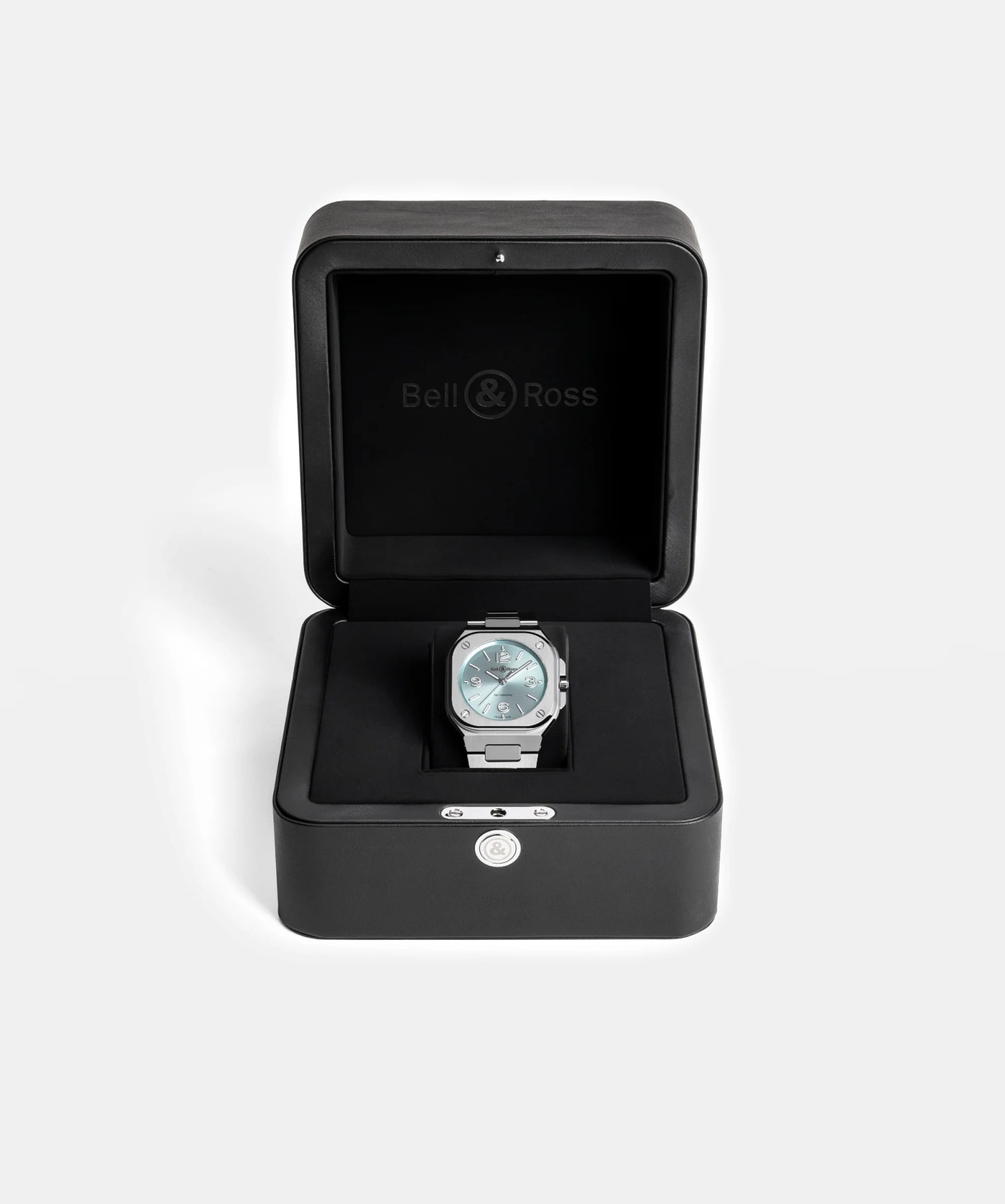 BELL & ROSS BR05-ICE BLUE-STEEL-BRACELET-36MM