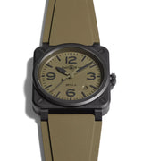 BELL & ROSS BR03-AUTO-MILITARY CERAMIC-41MM