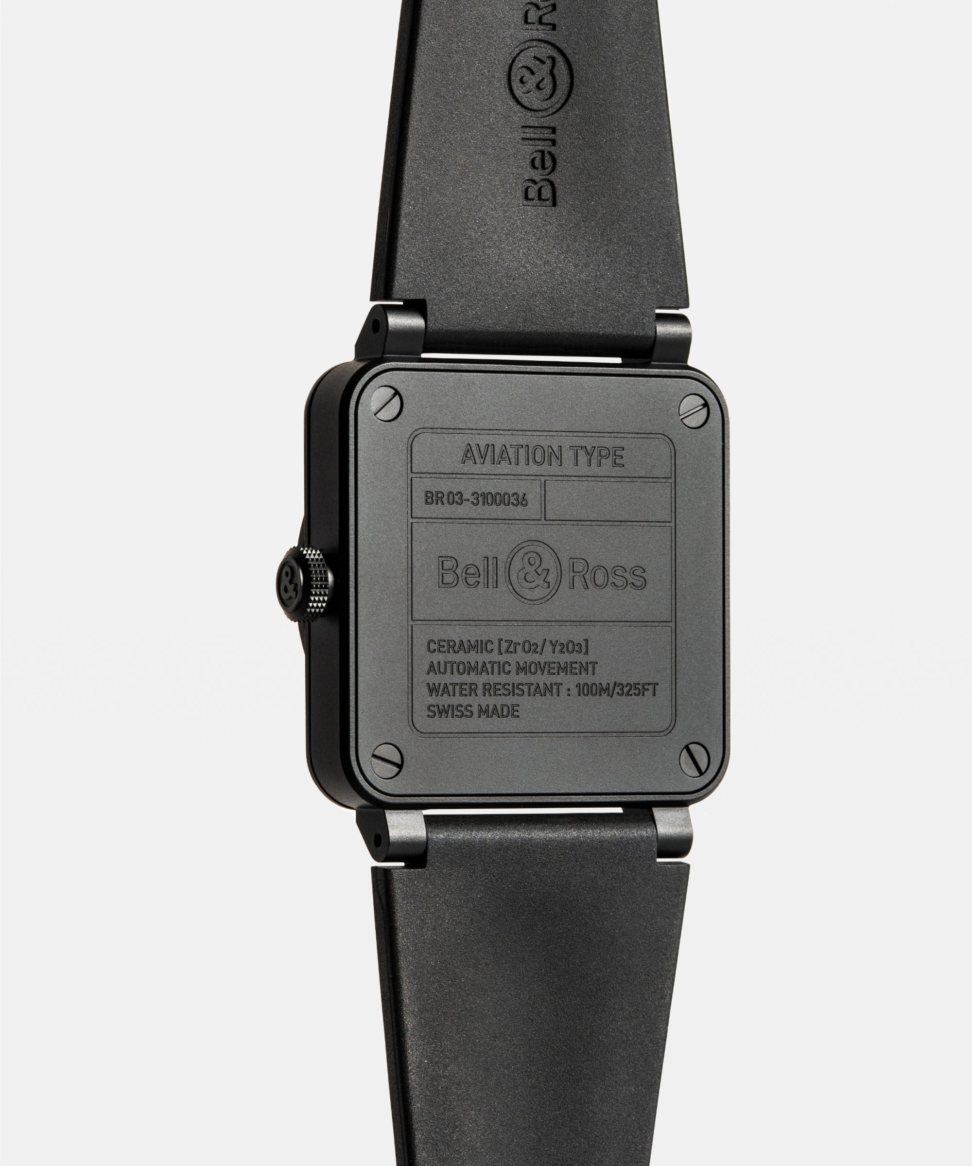 BELL & ROSS BR03-AUTO-PHANTOM CERAMIC-41MM