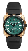 Load image into Gallery viewer, BELL & ROSS BR03-AUTO-GREEN-DIVER-BRONZE-42MM
