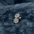 Load image into Gallery viewer, White Gold Diamond Floral 2.00cts Stud Earrings

